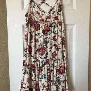 White Floral Dress